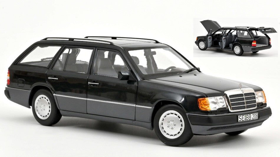 MERCEDES 300 D T-MODELL 1990 BLUEBLACK METALLIC 1:18 Scala 1:18 Norev
