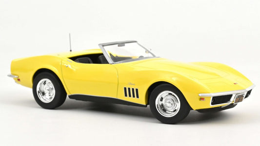 CHEVROLET CORVETTE CONVERTIBLE 1969 DAYTONA YELLOW 1:18 Scala 1:18 Norev