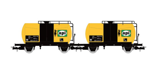 FS 2 UNIT PACK 2-AXLE TANK WAGON API EP.IV 1:87 Scala 1:87 Rivarossi