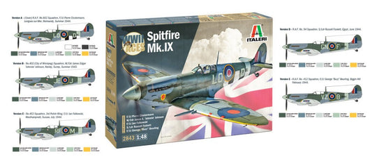 SPITFIRE Mk.IX Aces KIT 1:48 Scala 1:48 Italeri