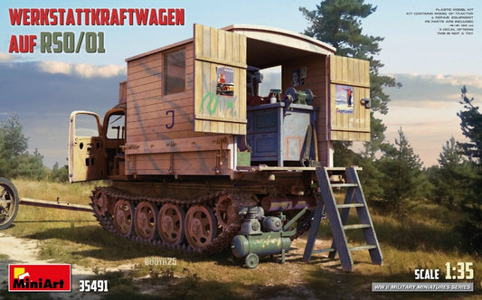 WERKSTATTKRAFTWAGEN Auf RSO/01 KIT 1:35 Scala 1:35 Miniart
