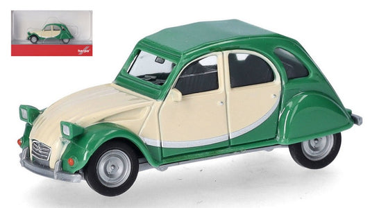 CITROEN 2 CV CHARLESTON VERDE/BEIGE 1:87 Scala 1:87 Herpa