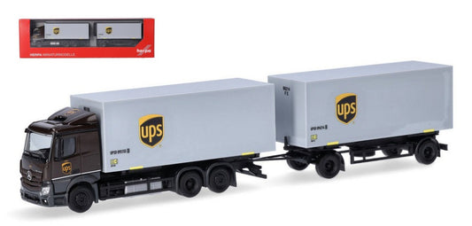 MERCEDES ACTROS ARTICOLATO "UPS" 1:87 Scala 1:87 Herpa