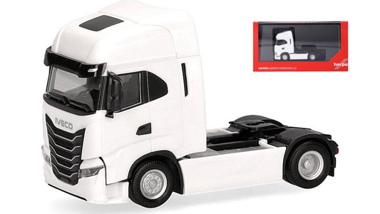 IVECO S-WAY (MY24) MOTRICE 2 ASSI BIANCO 1:87 Scala 1:87 Herpa