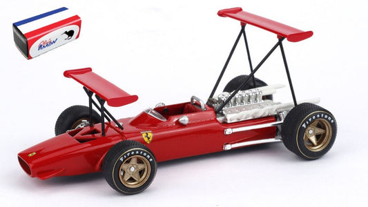 FERRARI 312 F1 CHRIS AMON 1969 DOPPIO ALETTONE PROVE MODENA 1:43 Scala 1:43 Brumm