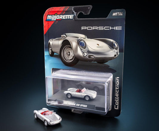 PORSCHE 550 SPYDER 1955 SILVER 1:64 Scala 1:64 Majorette