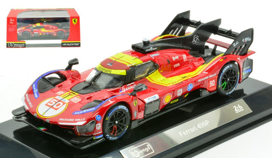 FERRARI 499P N.50 LE MANS 2025 FUOCO-NIELSEN-MOLINA SIGNATURE 1:43 Scala 1:43 Burago