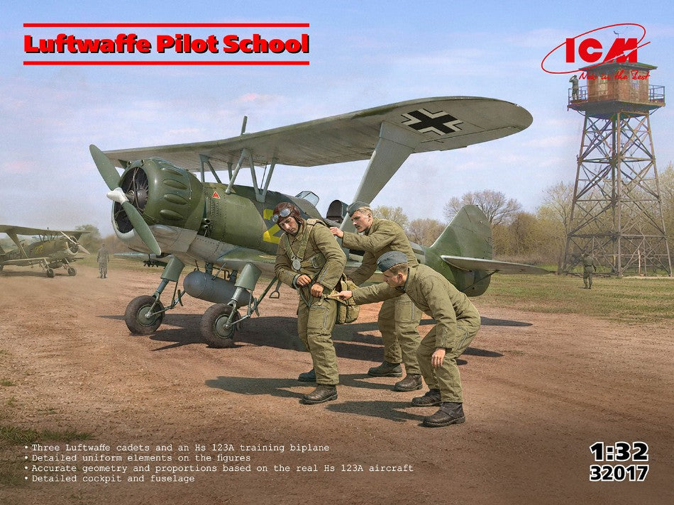 LUFTWAFFE PILOT SCHOOL KIT 1:32 Scala 1:32 ICM