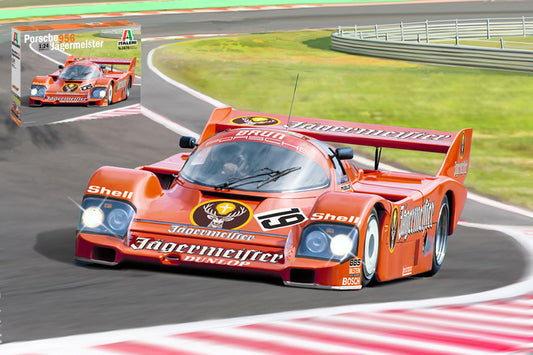 PORSCHE 956 JAGERMEISTER KIT 1:24 Scala 1:24 Italeri