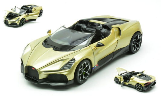 BUGATTI W16 MISTRAL GOLD 1:24 Scala 1:24 Welly