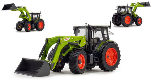 TRATTORE CLAAS AXOS 3.95 W/FRONT. FL 100 1:32 Scala 1:32 Ros