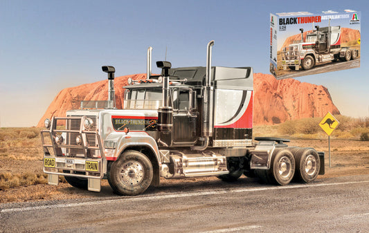 BLACK THUNDER AUSTRALIAN TRUCK KIT 1:24 Scala 1:24 Italeri