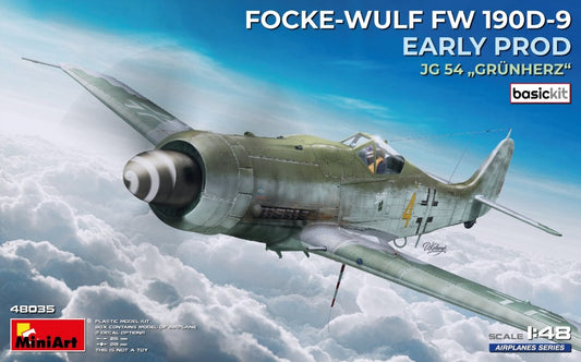 FOCKE-WULF FW 190D-9 EARLY PROD.JG 54 BASIC KIT 1:48 Scala 1:48 Miniart
