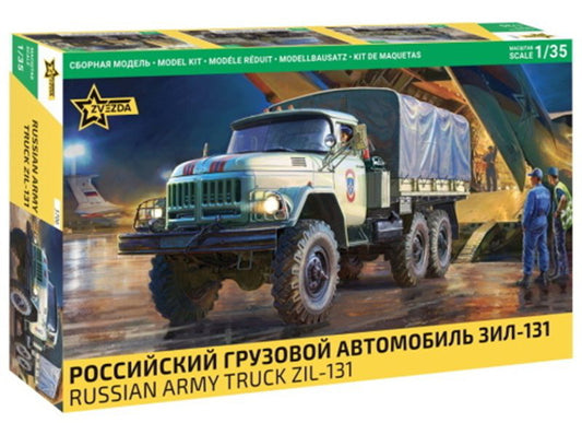SOVIET TRUCK ZIL-131 KIT 1:35 Scala 1:35 Zvezda