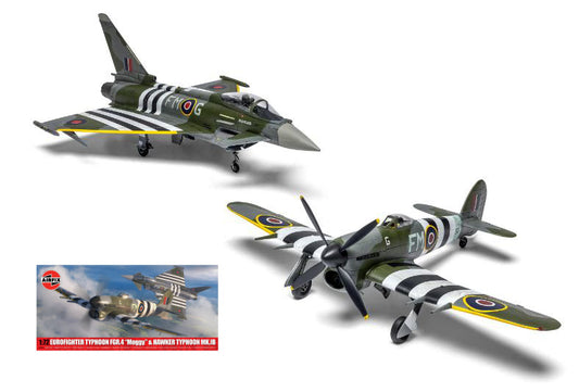 TWIN PACK - EUROFIGHTER TYPHOON FGR.4 (FMOG) + HAWKER TYPHOON KIT 1:72 Scala 1:72 Airfix