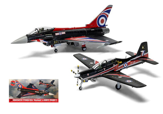 TWIN PACK - EUROFIGHTER TYPHOON FGR.4 (BLACKJAC) + SHORTS TUCAN KIT 1:72 Scala 1:72 Airfix