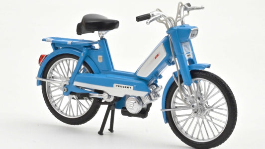 PEUGEOT 103 1972 BLUE 1:18 FOR OVER 14 YEARS OLD Scala 1:18 Norev