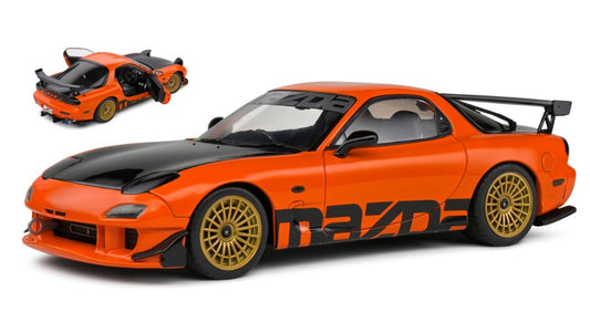 MAZDA RX7 FD3RS SOLIDO WORKS 1999 ORANGE 1:18 Scala 1:18 Solido