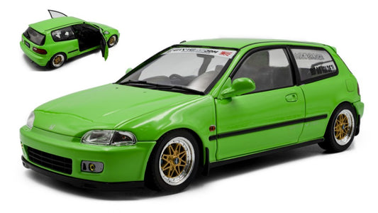 HONDA CIVIC (EG6) SOLIDO WORKS 1991 NEON GREEN 1:18 Scala 1:18 Solido