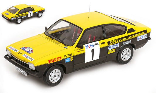 OPEL KADETT C COUPE GT/E WESTFALEN-LIPPE RALLY 1976 ROHLR-MENNE 1:18 Scala 1:18 ModelCarGroup