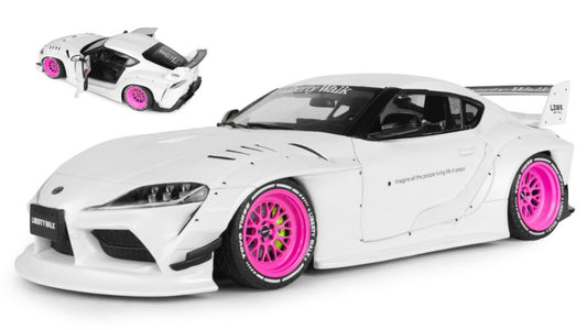 TOYOTA GR SUPRA LIBERTY
WALK BODY KIT WHITE PINK 2025 1:18 Scala 1:18 Solido