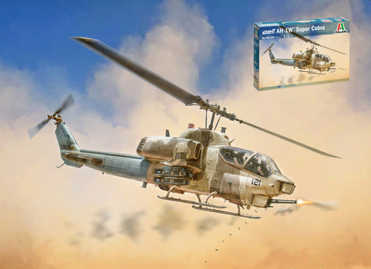 AH-1W SUPER COBRA KIT 1:72 Scala 1:72 Italeri
