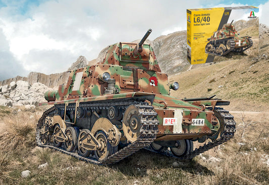 CARRO ARMATO L6/40 ITALIAN LIGHT TANK KIT 1:35 Scala 1:35 Italeri