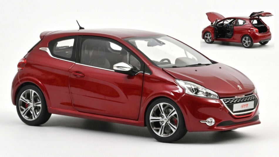 PEUGEOT 208 GTi 2013 RUBIS RED (REPROD) 1:18 Scala 1:18 Norev