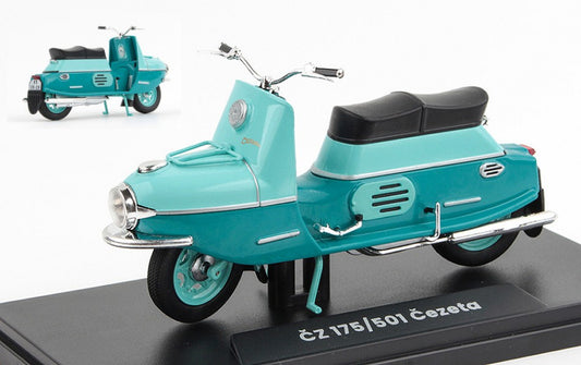 CZ 175/501 1958 LIGHT TURQUOISE/TURQUOISE 1:18 Scala 1:18 Abrex