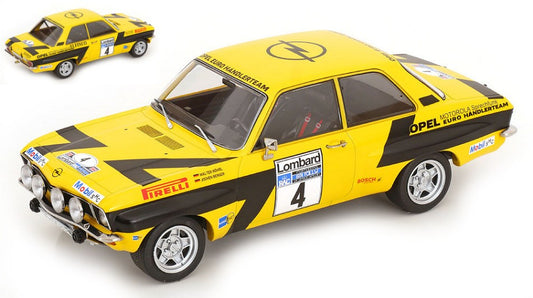 OPEL ASCONA A N.4 RAC RALLY 1975 W.ROHRL-C.GEISTDORFER 1:18 Scala 1:18 ModelCarGroup