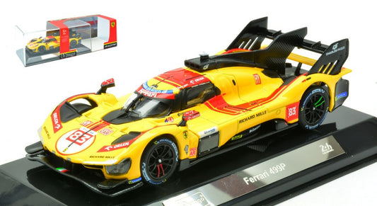 FERRARI 499P N.83 WINNER LE MANS 2025 KUBICA-HANSON-YE SIGNATURE 1:43 Scala 1:43 Burago