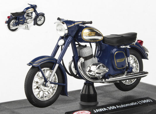 MOTO JAWA 350 AUTOMATIC 1966 BLUE 1:18 Scala 1:18 Abrex