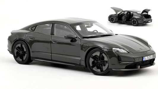 PORSCHE TAYCAN TURBO S 2024 GREY 1:18 Scala 1:18 Norev