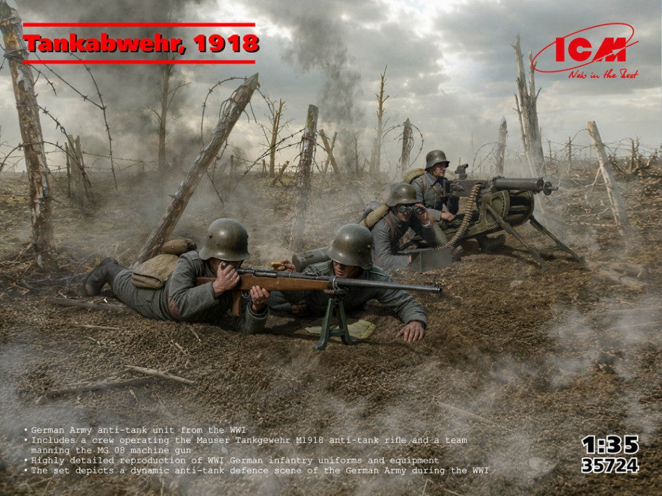 TANKABWEHR 1918 FIGURES KIT 1:35 Scala 1:35 ICM