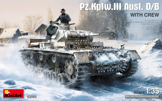 Pz.Kpfw.III Ausf. D/B WITH CREW KIT 1:35 Scala 1:35 Miniart