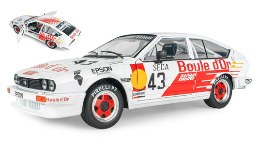 ALFA ROMEO GTV6 WHITE N43 24H SPA 1985 DE DRYVER-BOUCHER-BOUCHER 1:18 Scala 1:18 Solido