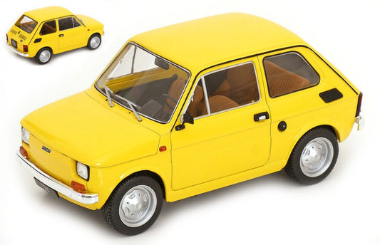 FIAT 126 1972 YELLOW 1:18 Scala 1:18 ModelCarGroup