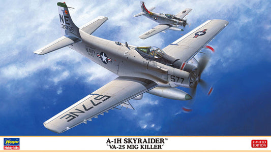 A-1H SKYRAIDER VA-25 MIG KILLER KIT 1:72 Scala 1:72 Hasegawa