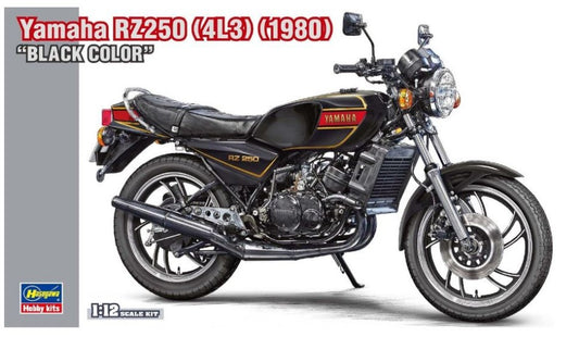 YAMAHA RZ250 (4L3) 1980 BLACK COLOR KIT 1:12 Scala 1:12 Hasegawa