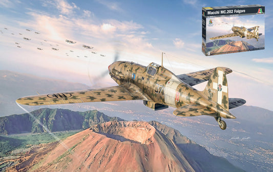 MACCHI MC 202 FOLGORE KIT 1:48 Scala 1:48 Italeri