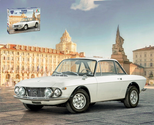 LANCIA FULVIA COUPè 1.6 HF FANALONE KIT 1:24 Scala 1:24 Italeri