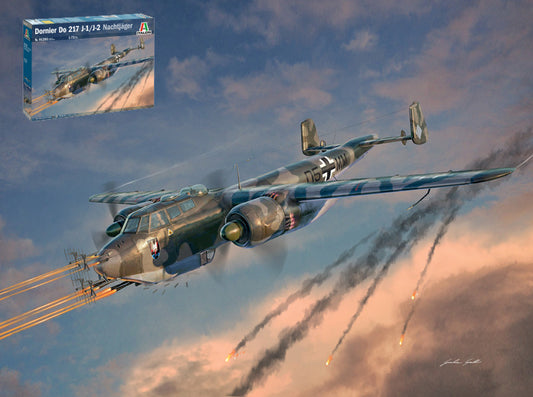 DORNIER DO 217 J1/J2 NACHTJAGER KIT 1:72 Scala 1:72 Italeri