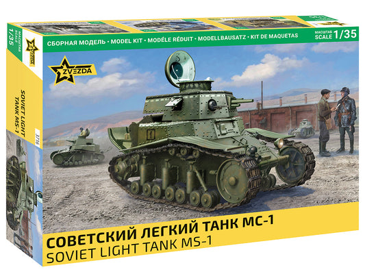 SOVIET LIGHT TANK MS-1 KIT 1:35 Scala 1:35 Zvezda