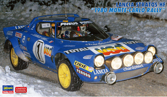 LANCIA STRATOS HF 1980 MONTE CARLO RALLY KIT 1:24 Scala 1:24 Italeri