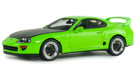 TOYOTA SUPRA MK.4 SOLIDO WORKS NEON GREEN 2001 1:43 Scala 1:43 Solido