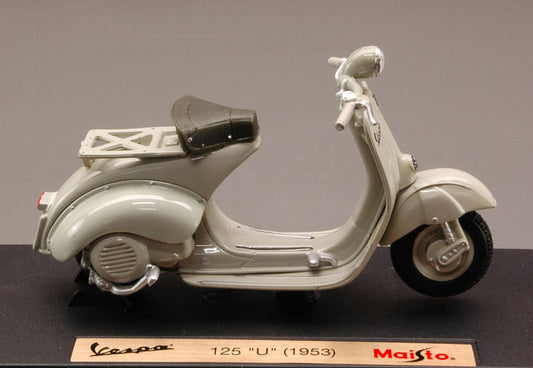 VESPA 125 "U" 1953 MOUSE-GREY 1:18 Scala 1:18 Maisto