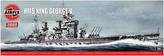 HMS KING GEORGE V KIT 1:600 Scale Varie Airfix