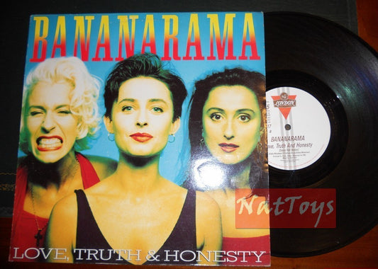 12" 33 Bananarama AIME LA VÉRITÉ ET L'HONNÊTETÉ/FRAPPER LE RICHE (UK1988 NANX 17) EX/EX