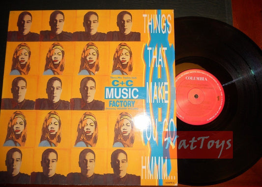 12" 33 C&amp;C Music Factory DES CHOSES QUI VOUS FONT ALLER HMMM... 1991 COLUMBIA - EX/NM