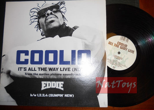 12" 33 Coolio C'EST TOUT LE CHEMIN LIVE/1,2,3,4 SUMPIN' NEW + LA RÉVOLUTION 1996